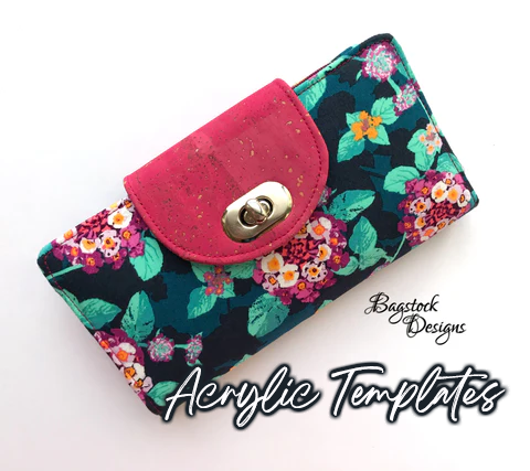 Mia Everyday Wallet - Bagstock Designs - Acrylic Template