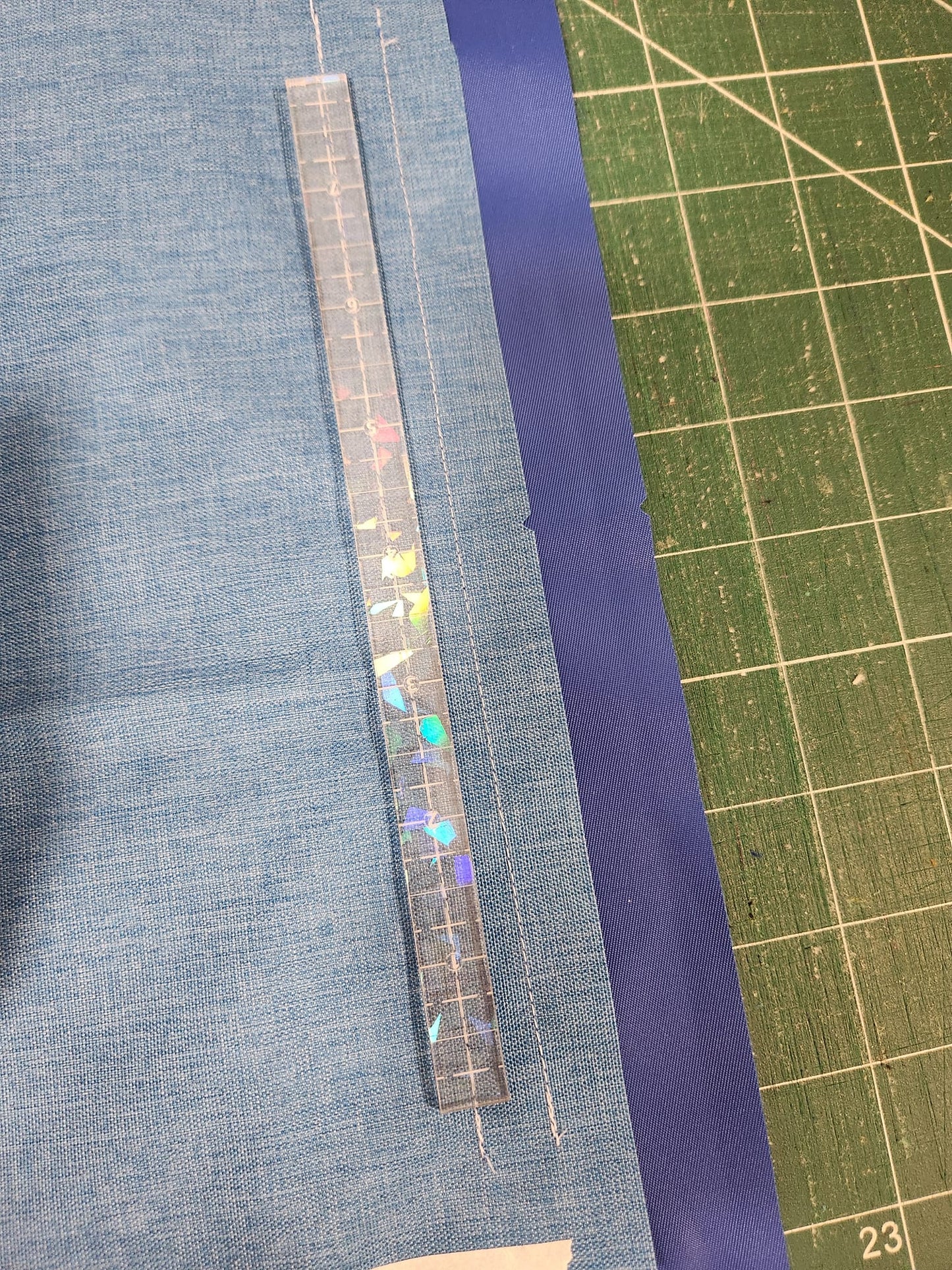 Clear View 1/2" x 8" Rulers