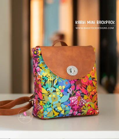 Karvi Mini Backpack - Bagstock Designs - Acrylic Template