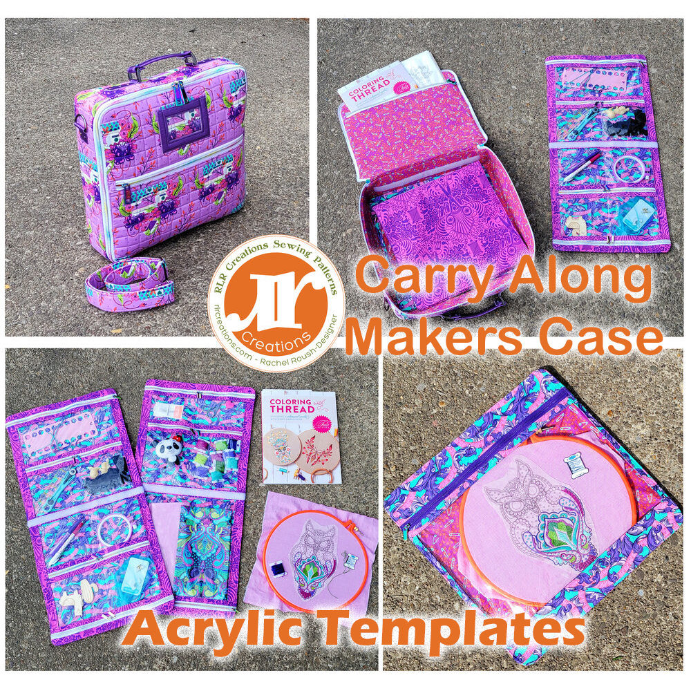 Carry Along Makers Case - RLR Creations - Acrylic Template