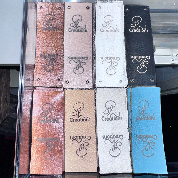 Fold Over Labels - Square Logo