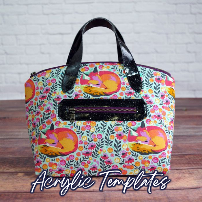 Lola Domed Handbag - Swoon Sewing Patterns - Acrylic Template