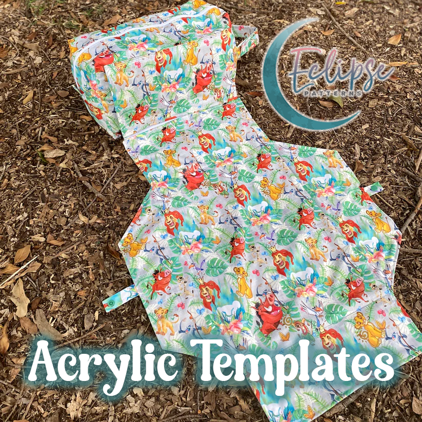 Pack and Run Bag - Eclipse Patterns - Acrylic Template