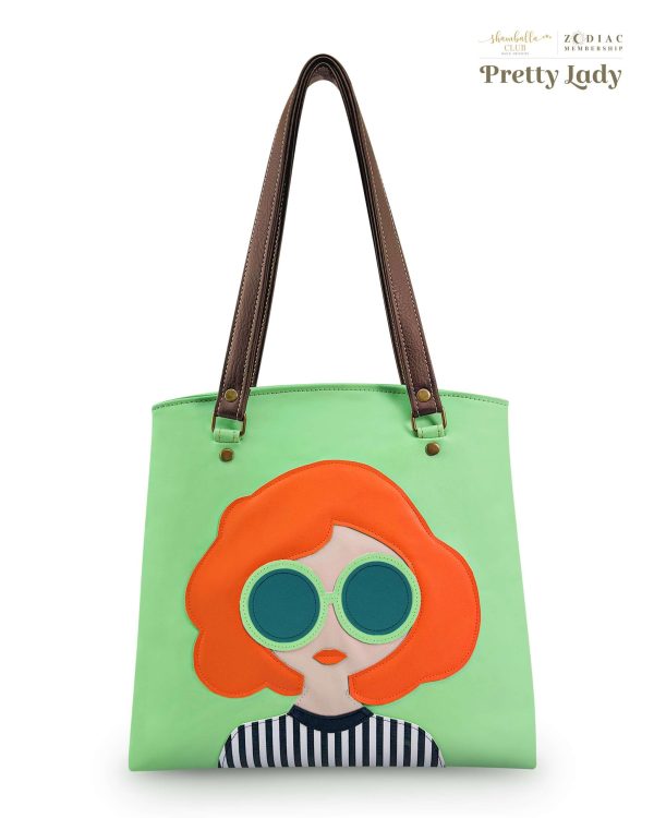 Pretty Lady - Shamballa Bags Designs - Acrylic Template