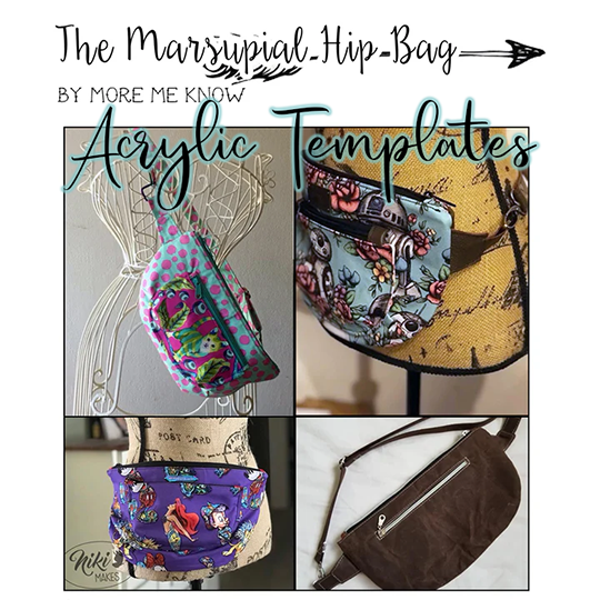 The Marsupial Hip Bag - More Me Know - Acrylic Template