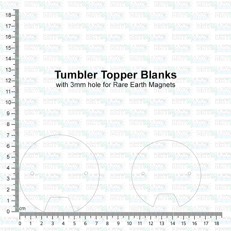 Tumbler Topper Blanks