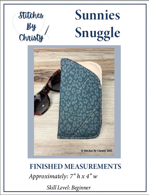 Sunnies Snuggle - Stitches by Christy - Acrylic Templates