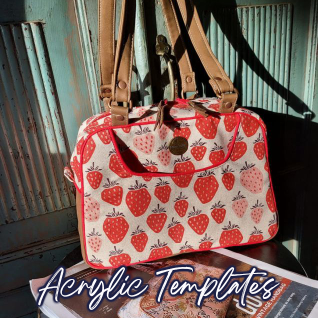 Donna Vintage Handbag - Swoon Sewing Patterns - Acrylic Template