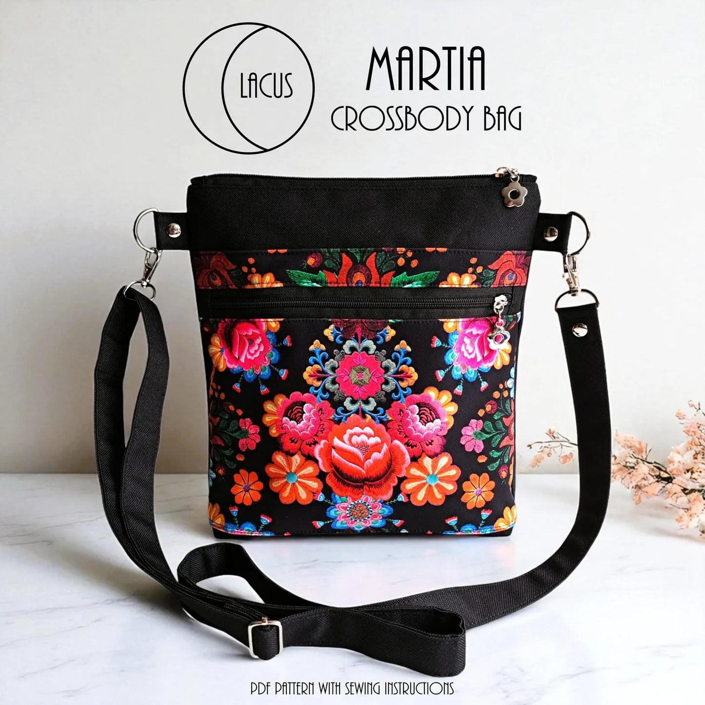 Martia Crossbody - Acrylic Templates - Lacus Bags