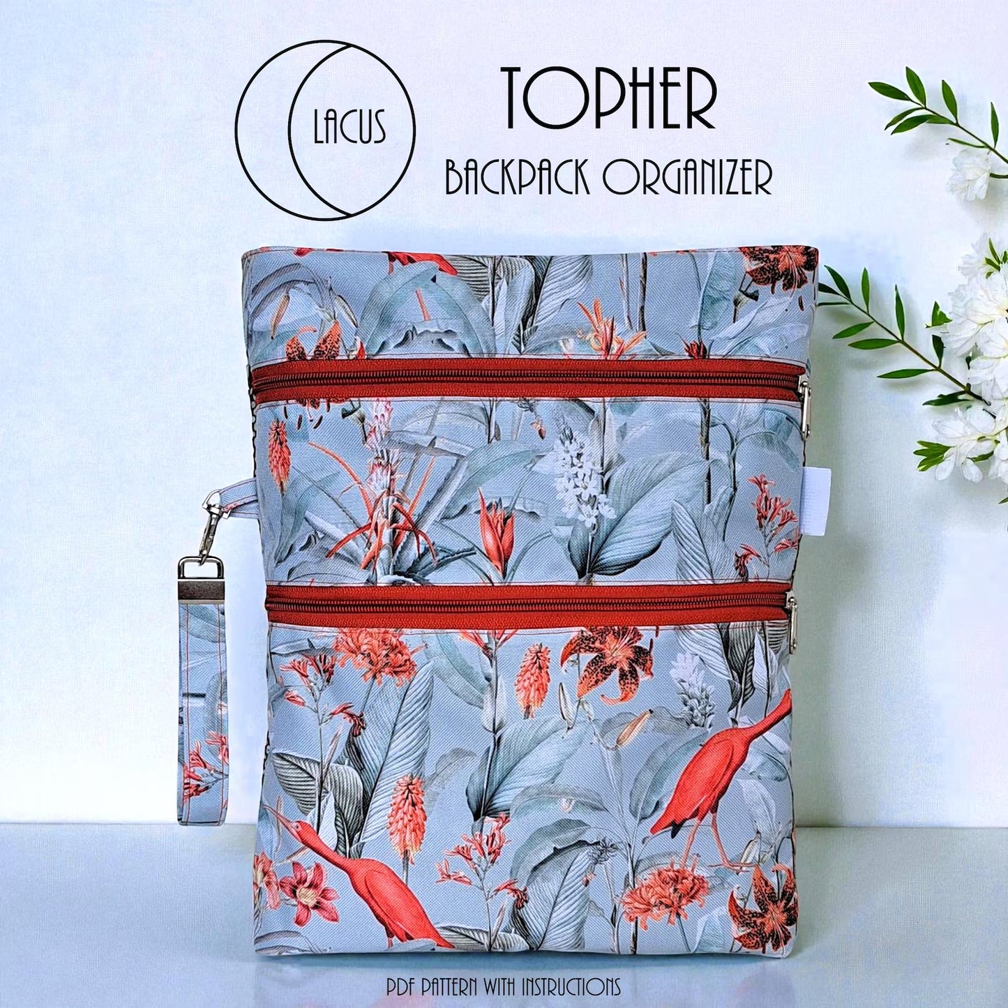 Topher Backpack Organiser - Acrylic Templates - Lacus Bags
