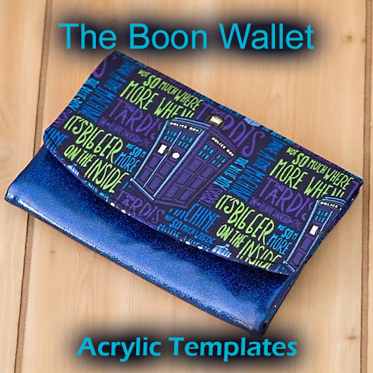 The Boon Wallet - XOXO Lauren - Acrylic Template