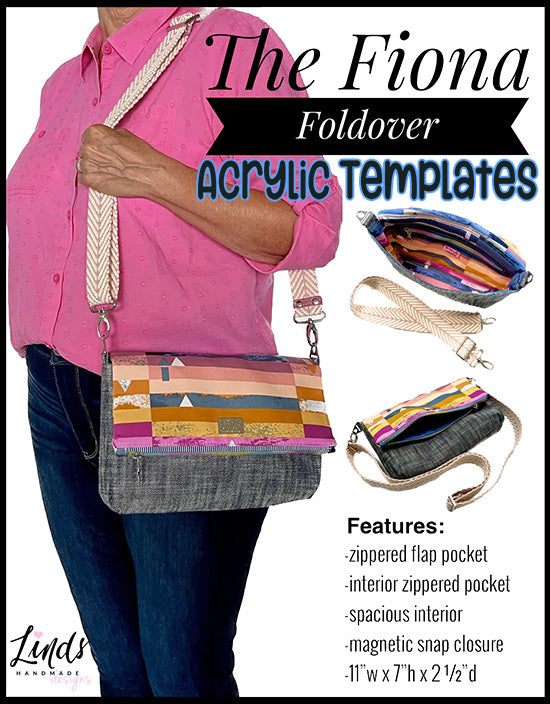 Fiona Fold Over - Linds Handmade - Acrylic Template