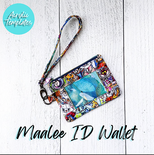 Maalee ID Wristlet - Craftsfullymade - Acrylic Templates