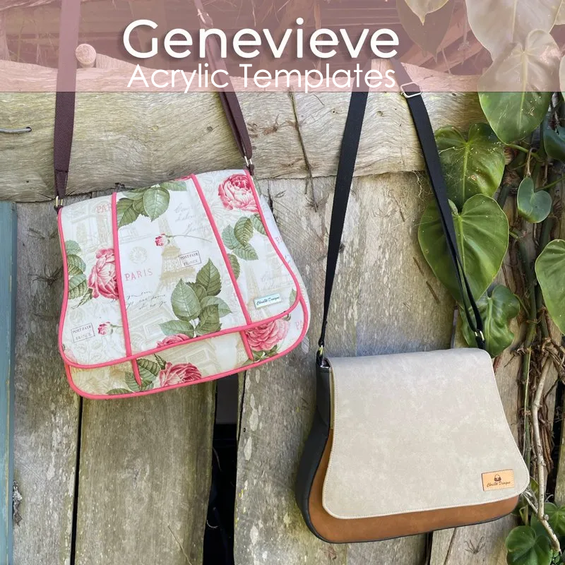 Genevieve Messenger Bag - ChrisW Designs - Acrylic Template