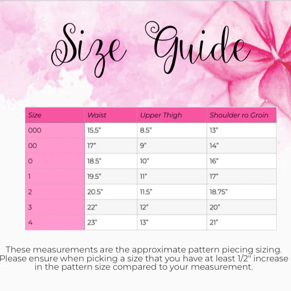 Sun and Splash Zip Suit - Eclipse Patterns - Acrylic Template