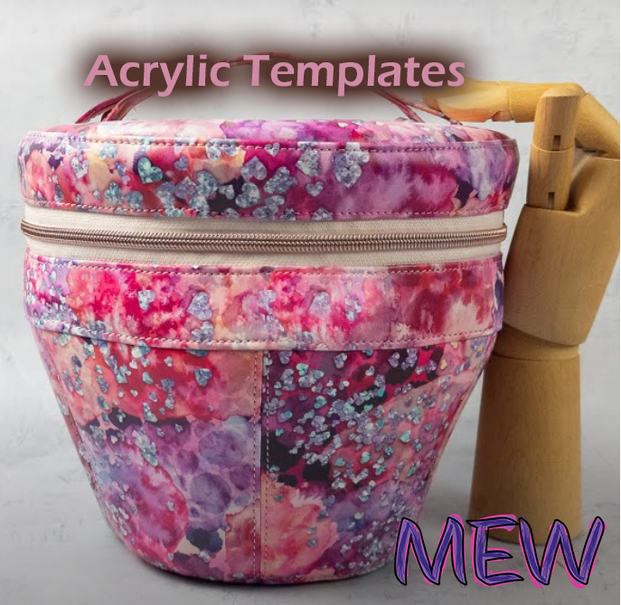 The Jerrie Bucket Bag - MEW Designs - Acrylic Template