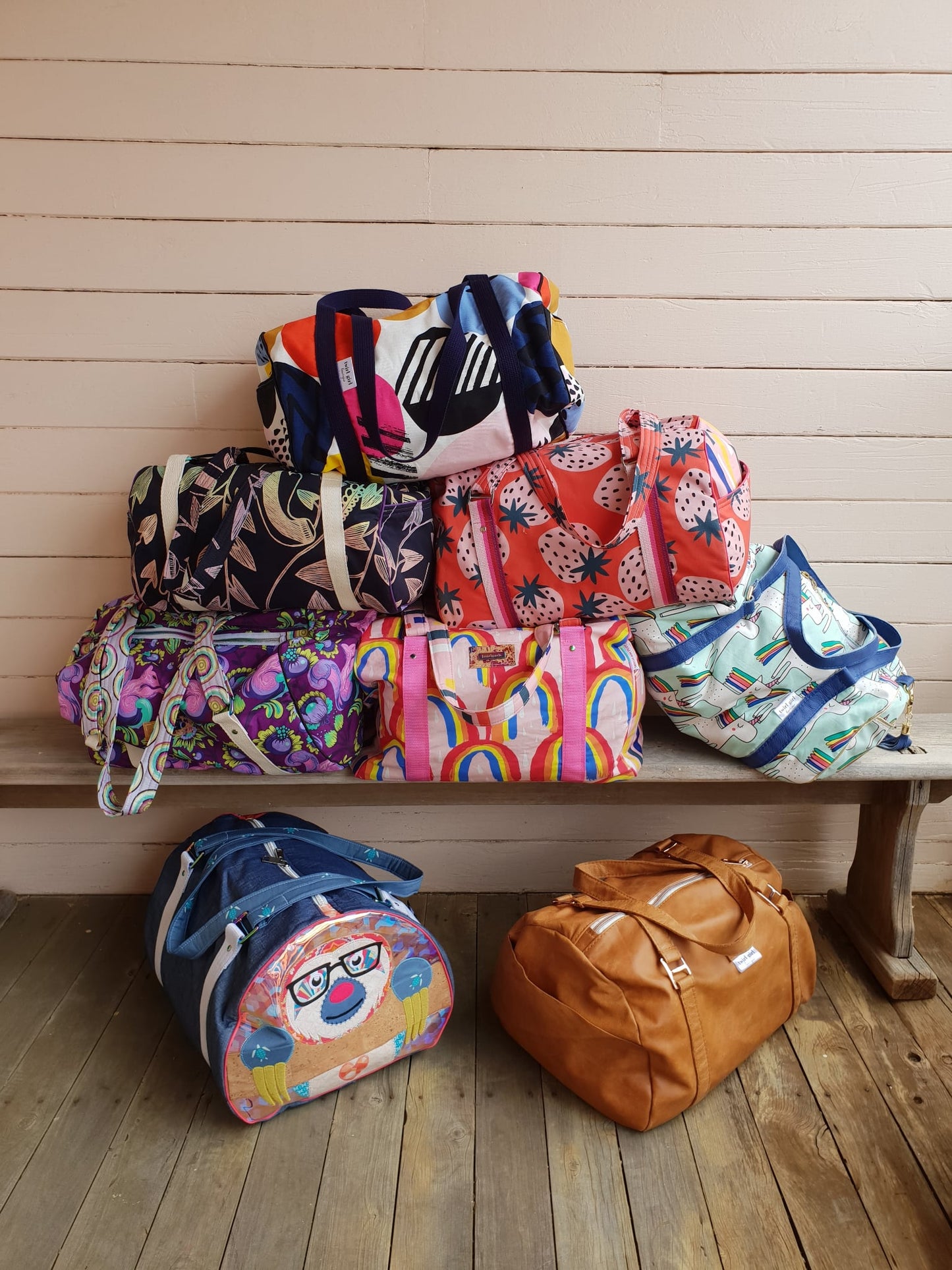 Stacks on Duffle - Acrylic Templates - Little Moo Designs