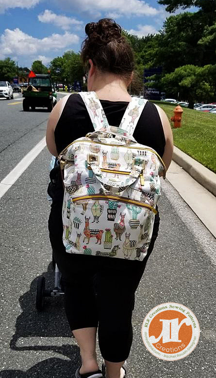 Teddy Mommy and Me Backpack - RLR Creations - Acrylic Template