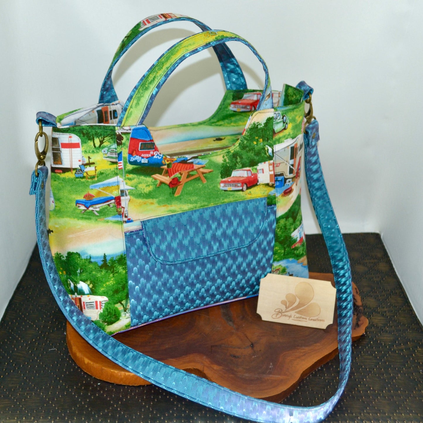 Rose Handbag - Bagstock Designs - Acrylic Template