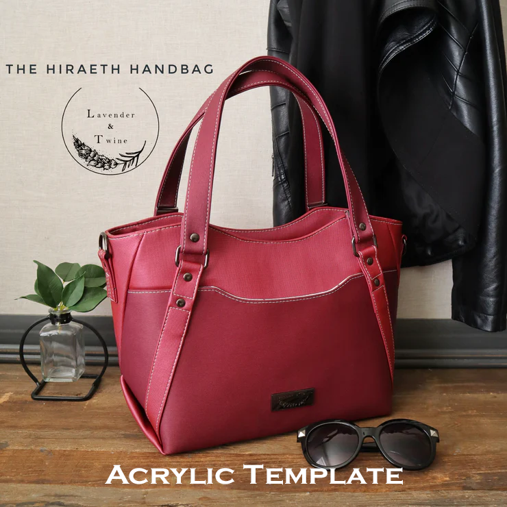The Hiraeth Handbag- Lavender and Twine - Acrylic Template
