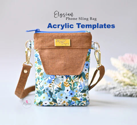 Elysian Phone Sling - Bagstock Designs - Acrylic Template