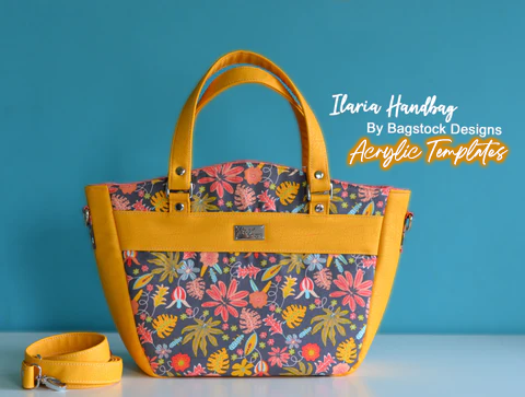 Ilaria Handbag - Bagstock Designs - Acrylic Template