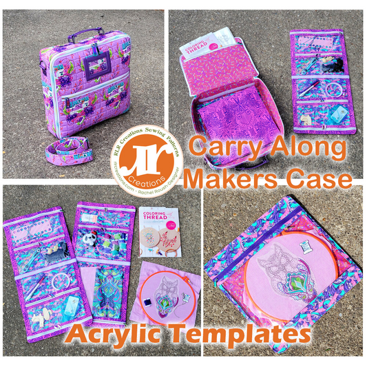 Carry Along Makers Case - RLR Creations - Acrylic Template