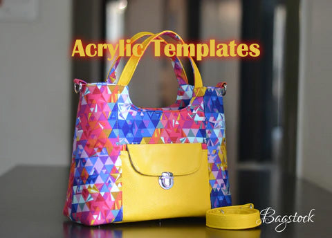 Rose Handbag - Bagstock Designs - Acrylic Template