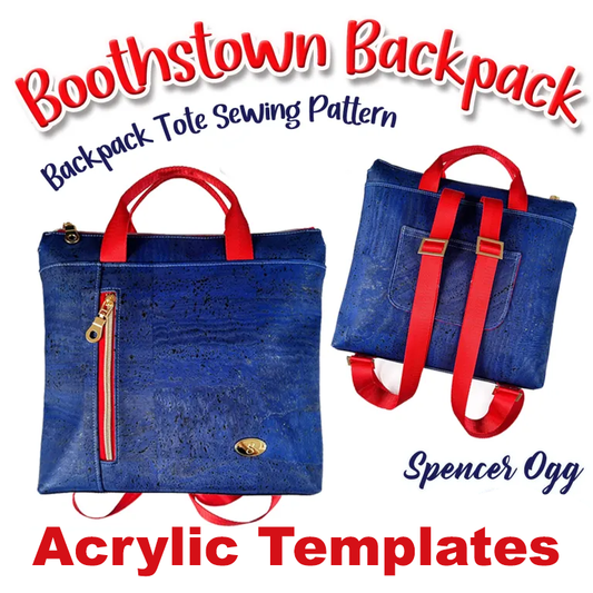 Boothstown Backpack - SpencerOgg Pattern - Acrylic Template