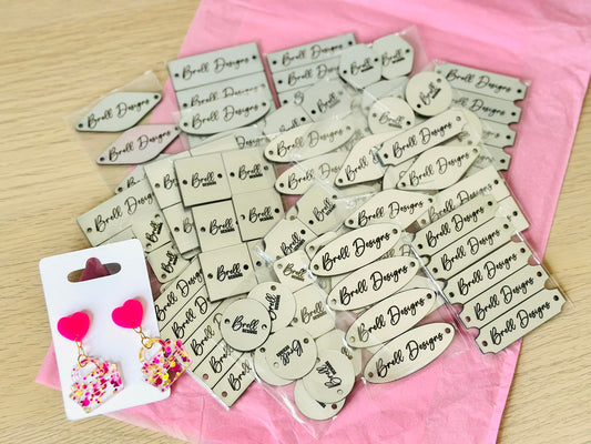 Metal Look Logo Plaques/Tags