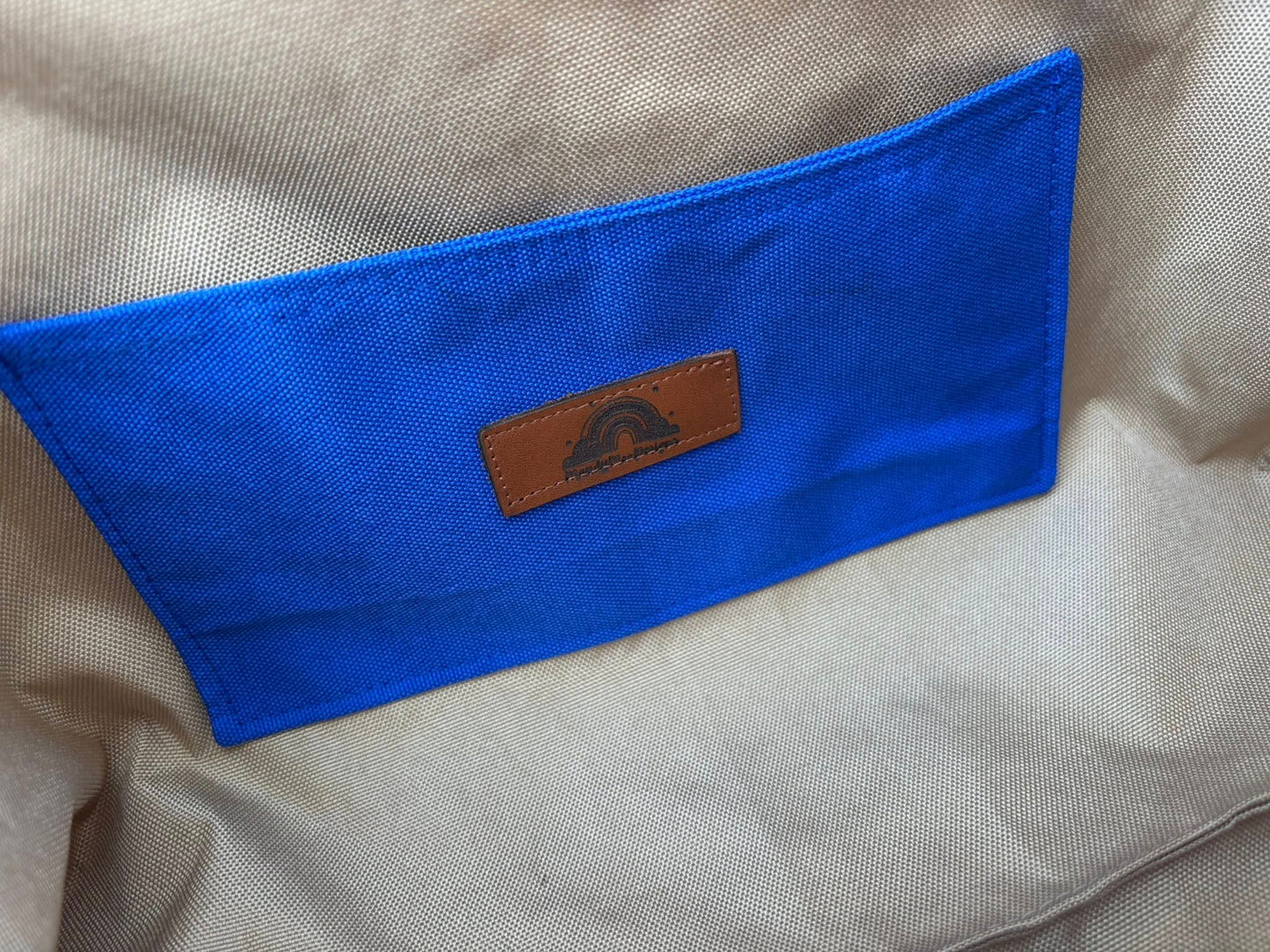Sew in Australian Leather Logo Plaque