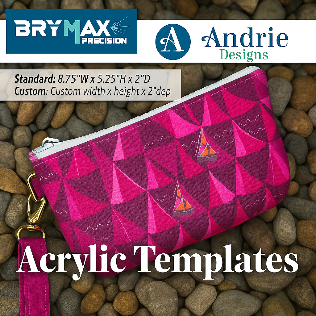 Darcie Pouch- Andrie Designs - Acrylic Template