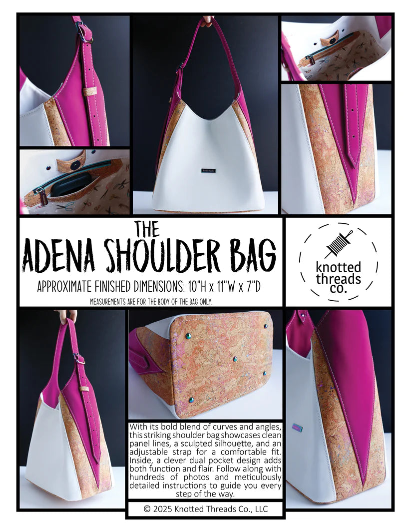 Adena Shoulder Bag - Knotted Threads - Acrylic Templates