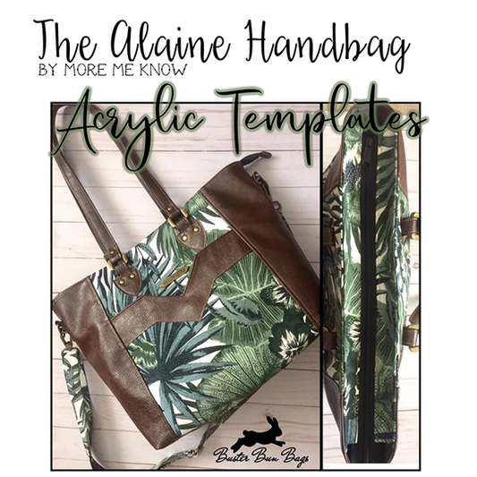 The Alaine Handbag - More Me Know - Acrylic Template