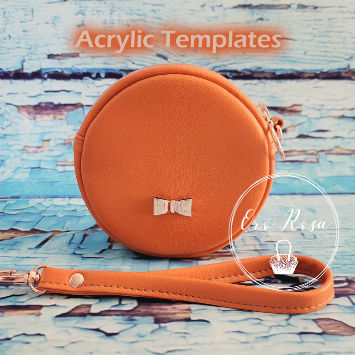 Mini Magda Wristlet - Oro Rosa - Acrylic Template