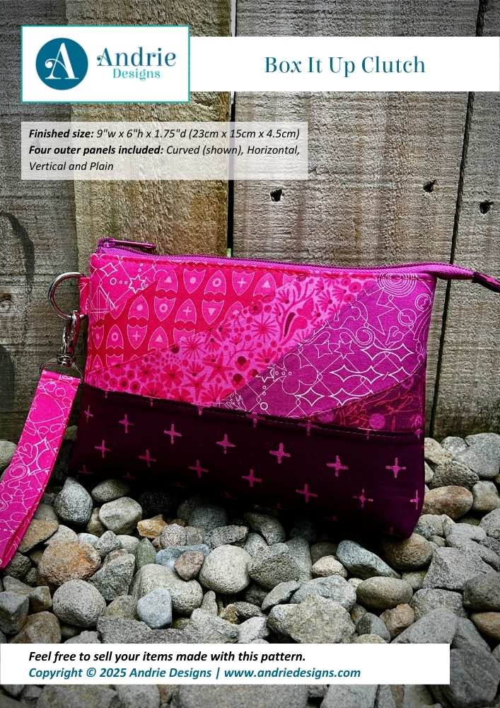 Box It Up Clutch - Andrie Designs - Acrylic Template