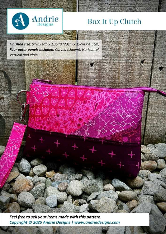 Box It Up Clutch - Andrie Designs - Acrylic Template