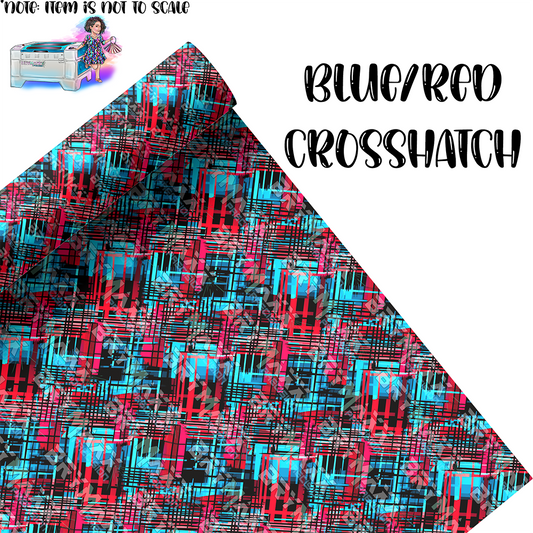 Blue/Red Crosshatch