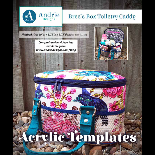 Bree's Box Toiletries Caddy - Andrie Designs - Acrylic Template