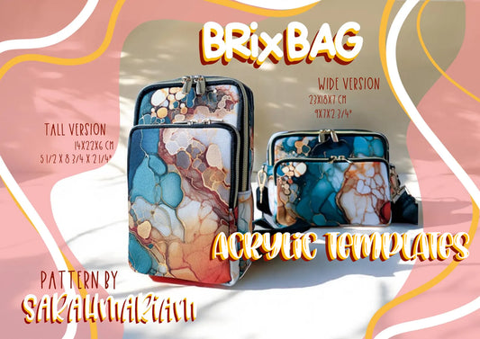 Brix Bag  Crossbody Bag - Acrylic Templates