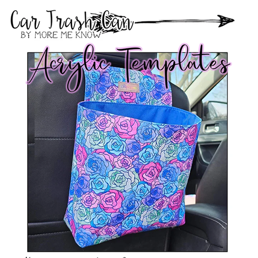 Car Trash Can - More Me Know - Acrylic Template