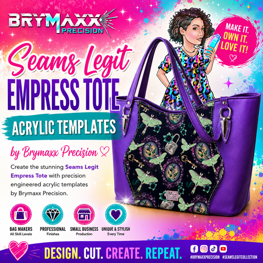 Empress Tote - Seams Legit - Acrylic Template