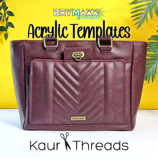 Alexandra Handbag - Kaur Threads - Acrylic Template