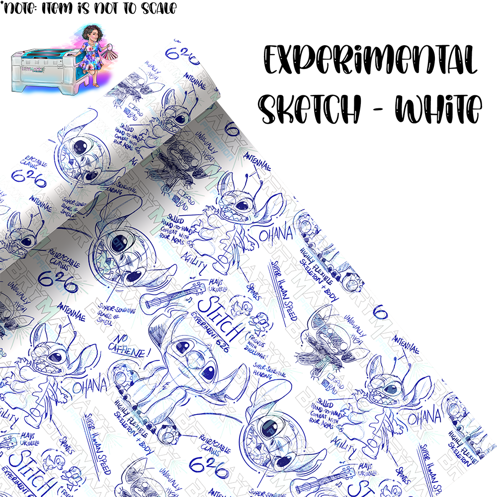 Experimental Sketch - White