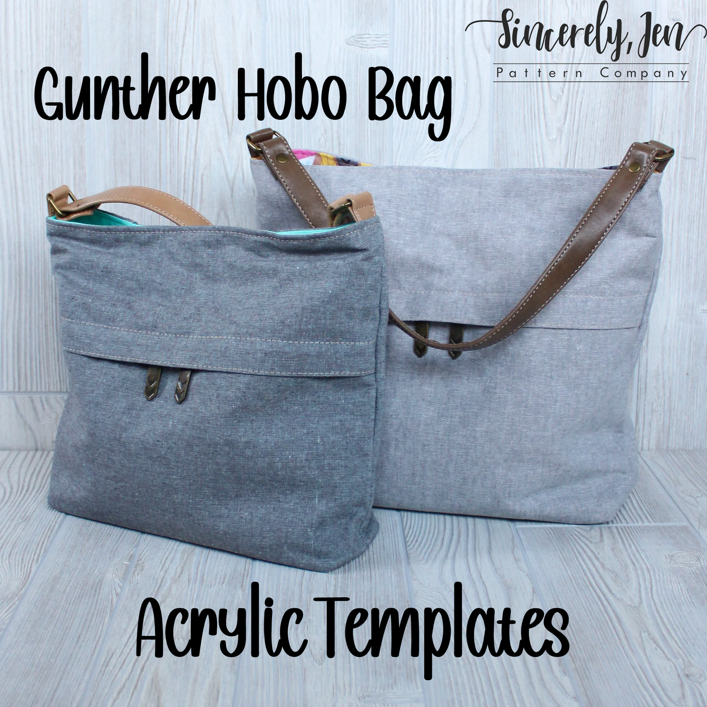 Gunther Hobo Bag - Sincerely Jen - Acrylic Template