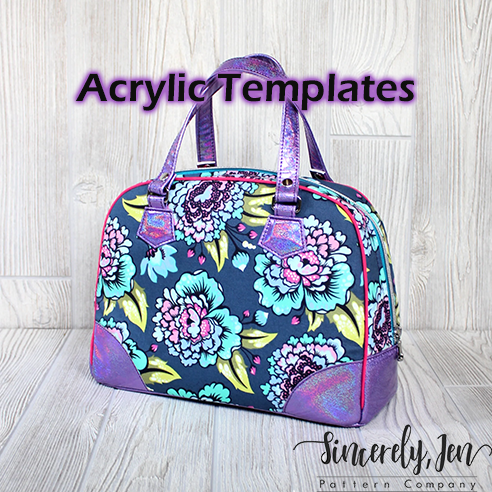 How You Doin' Bowler Handbag - Sincerely Jen - Acrylic Template