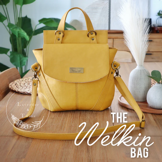 The Welkin Bag - Lavender and Twine - Acrylic Template