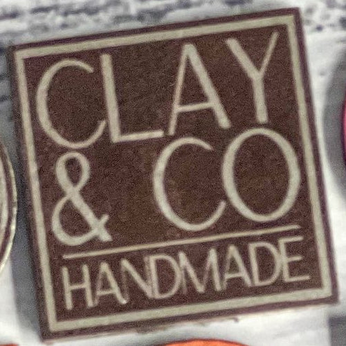 Iron-On Pleather Logo Plaque