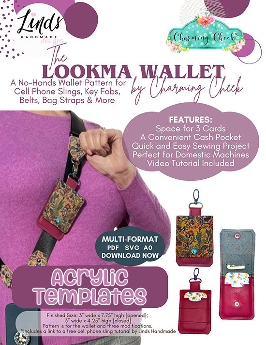 Lookma Wallet - Linds Handmade - Acrylic Template