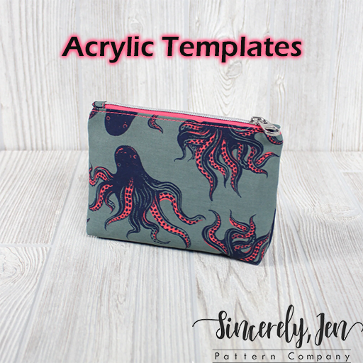 Midnight Kiss Pouch - Sincerely Jen - Acrylic Template